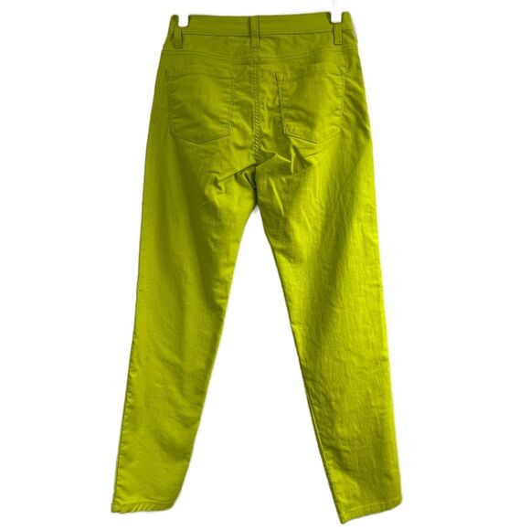 Karen Kane Kiwi Green Stretch Denim Skinny Jeans Size 6 - Picture 4 of 10